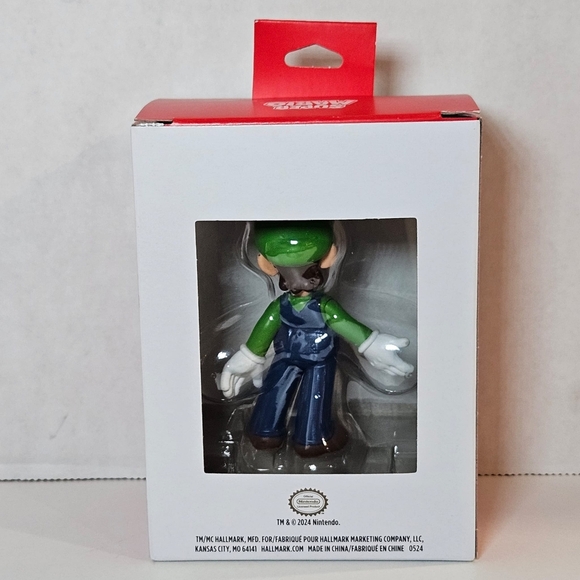 NEW Hallmark Nintendo Super Mario Luigi Christmas Tree Ornament - Picture 2 of 2